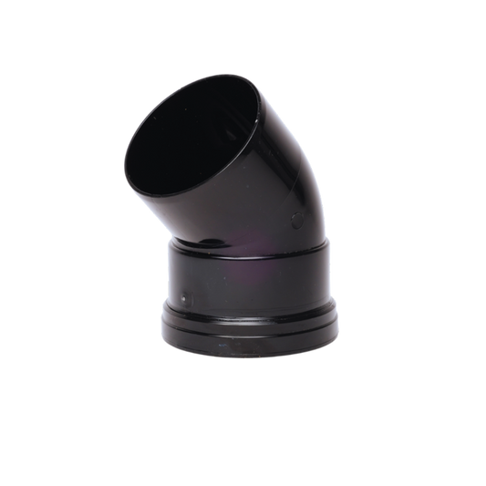 Davant Single Socket 135Â° Bend Black