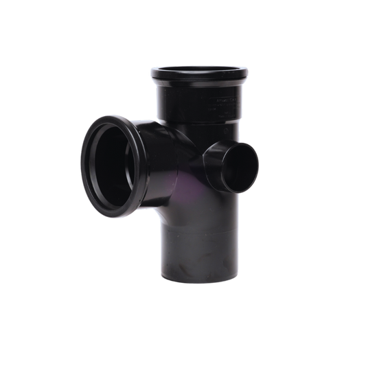 Davant Double Socket Branch 92Â° Black