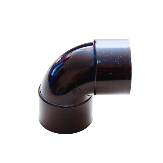 Davant Solvent Weld Knuckle 90° Bend Black 40mm
