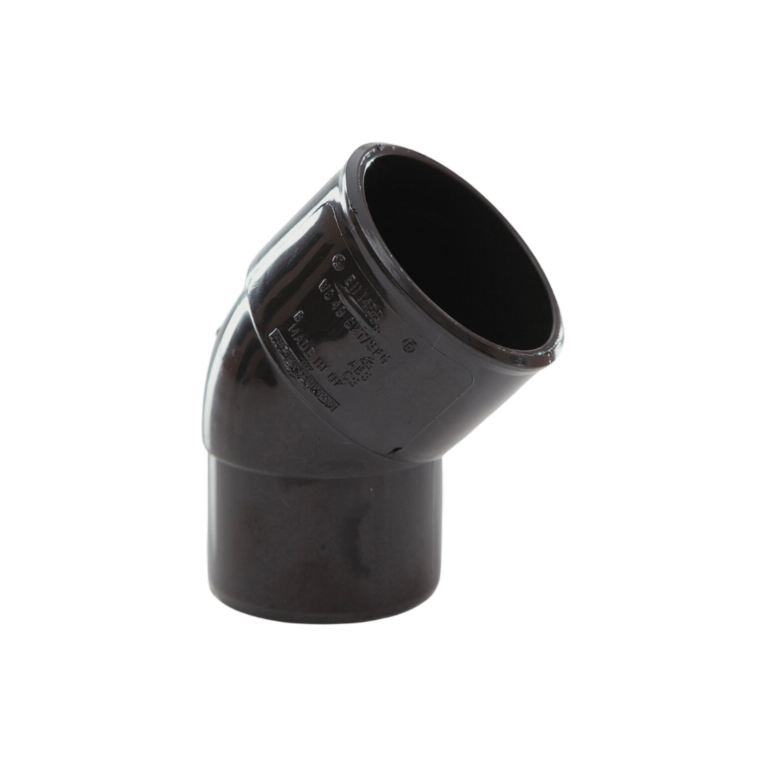 Davant Solvent Weld Spigot 45° Bend Black 40mm