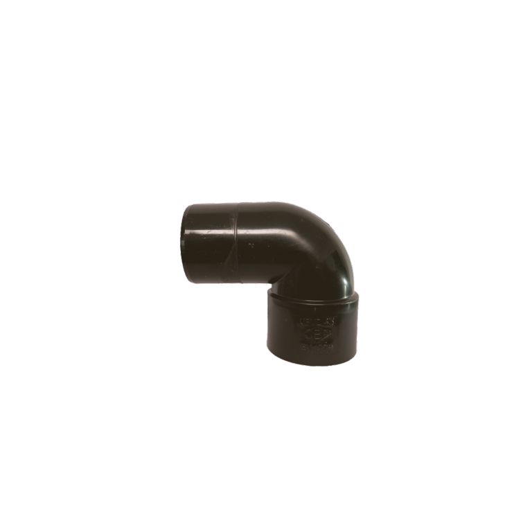 Davant Solvent Weld Swivel 92.5Â° Bend Black