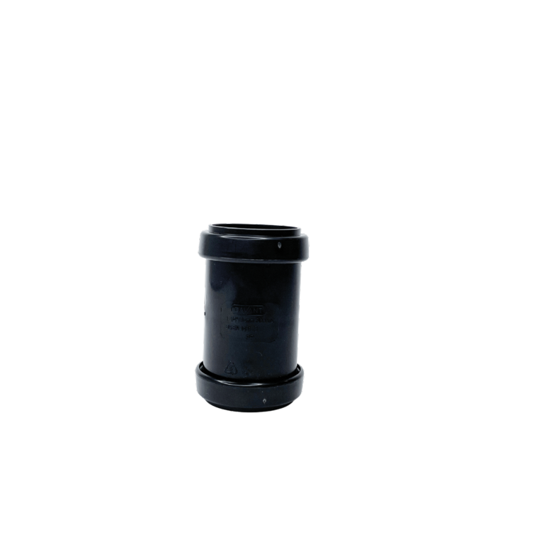 Davant Push Fit Straight Coupling Black 40mm