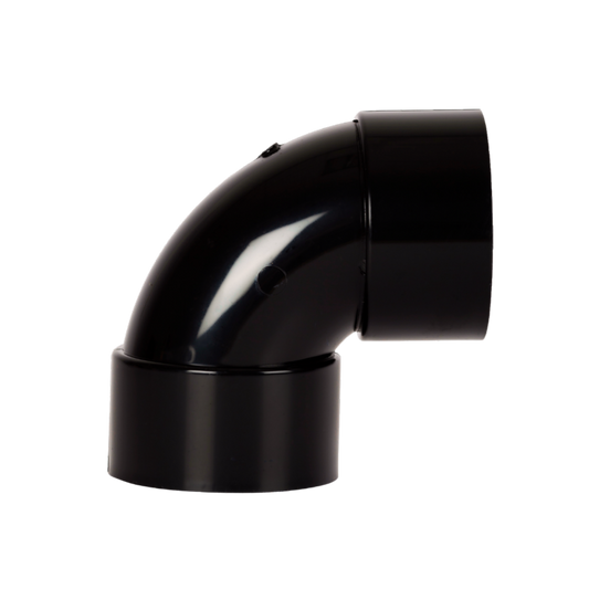 Davant Solvent Weld Swept Bend 92.5° Black 40mm