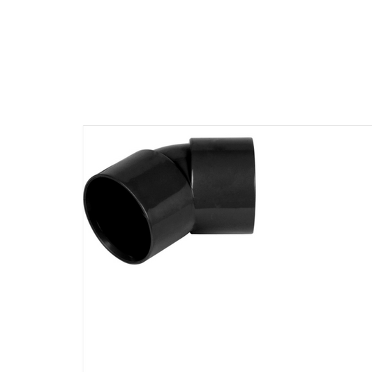 Davant Solvent Weld Obtuse 45Â° Bend Black