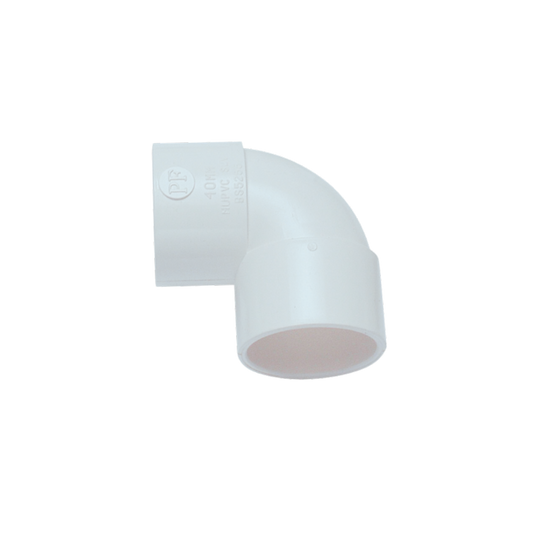 Davant Solvent Weld Knuckle 90Â° Bend White