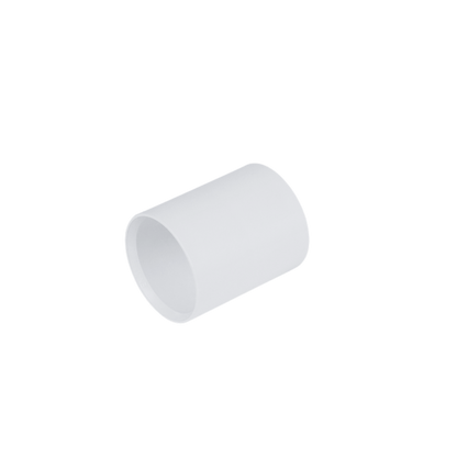 Davant Solvent Weld Straight Coupling White