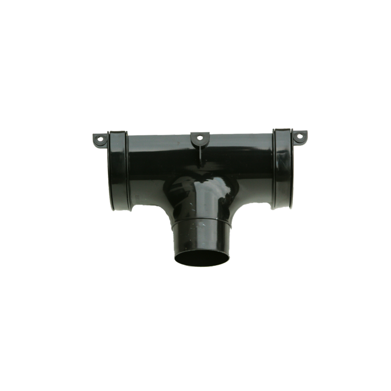Kayflow Rainwater Round Running Outlet Black