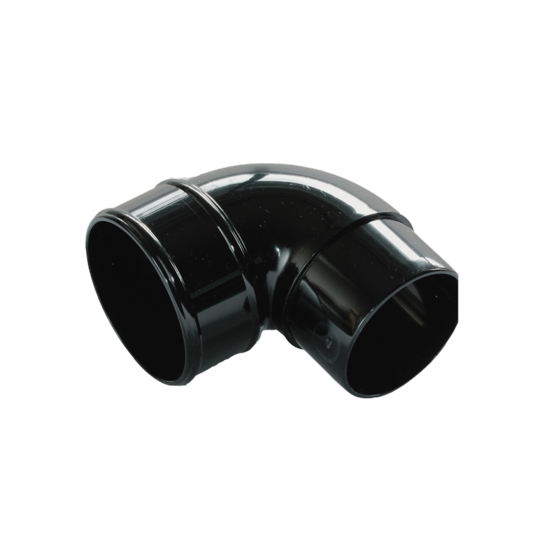 Kayflow Rainwater 90Â° Round Bend Black