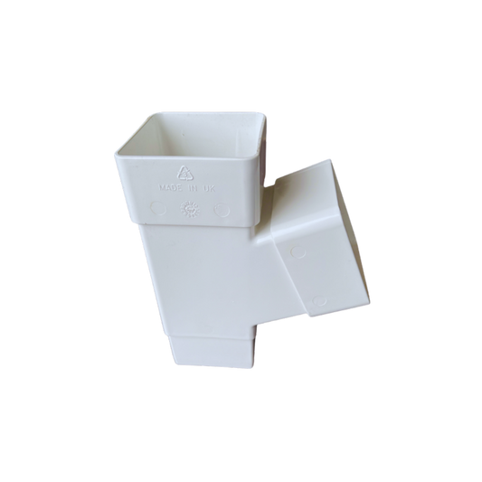 Kayflow Rainwater 112.5Â° Square Branch White