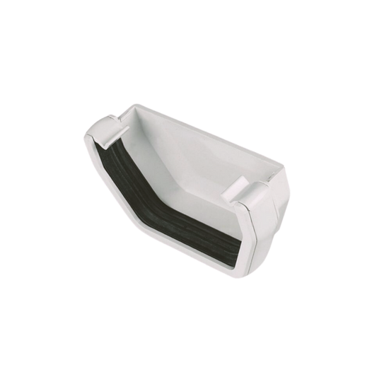 Kayflow Rainwater Square External Stop End White