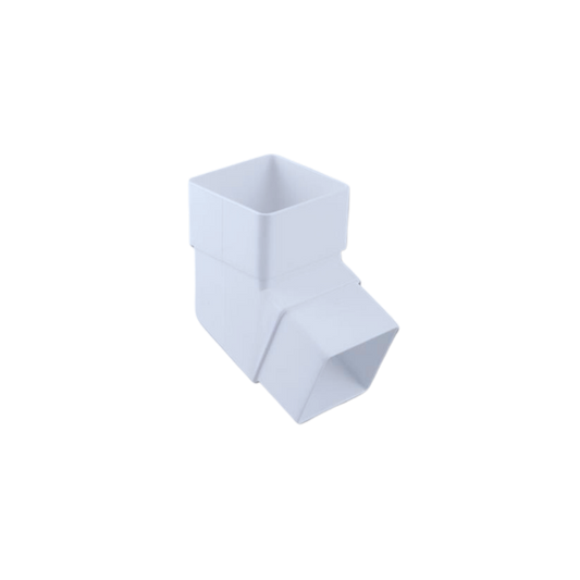 Kayflow Rainwater 112.5Â° Square Offset Bend White