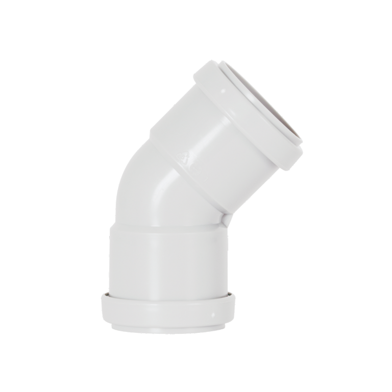 Davant Push Fit Obtuse 45Â° Bend 40mm