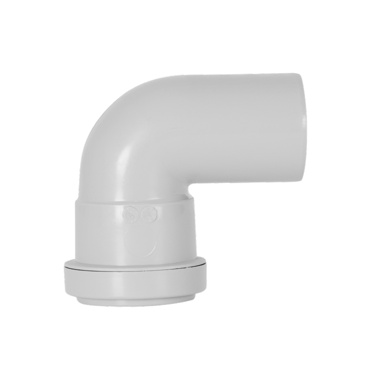 Davant Push Fit Swivel Bend 91.25° 32mm Grey