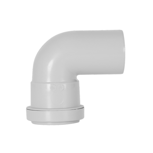Davant Push Fit Swivel Bend 91.25° 32mm Grey