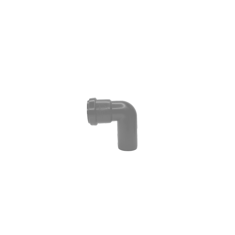 Davant Push Fit Swivel Bend 91.25Â° Grey