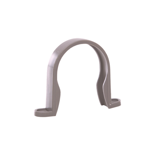 Davant Pipe Clip Grey Pack 10 32mm