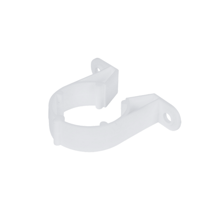 Davant Pipe Clip White Pack 10 32mm