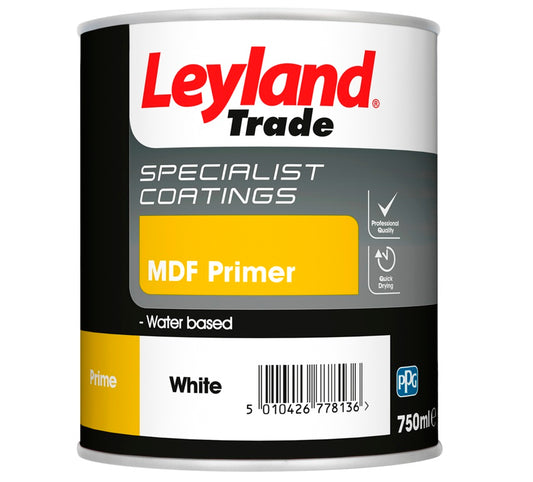 Leyland Trade MDF Primer White