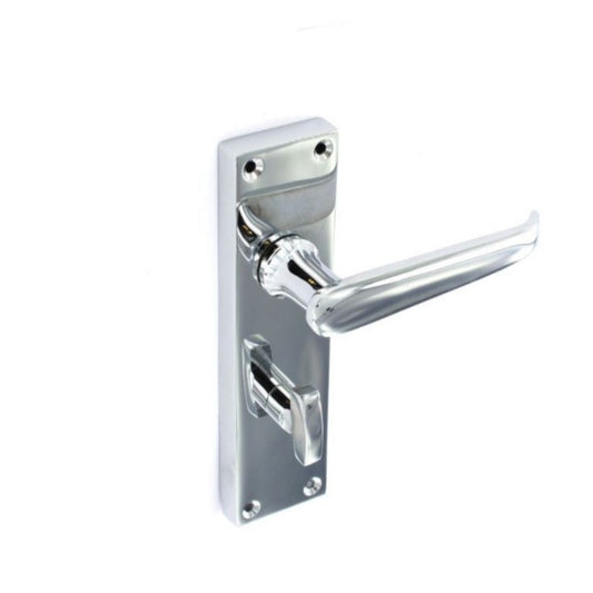 Securit Victorian Chrome Bathroom Handles (Pair) 155mm - Pack 2