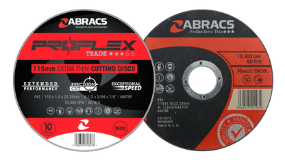 Abracs Proflex Extra Thin Cutting Discs Pack 10