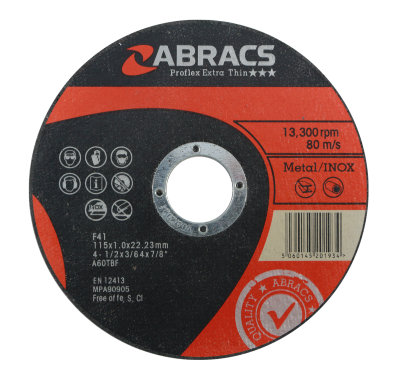 Abracs Proflex Extra Thin Cutting Discs Pack 10