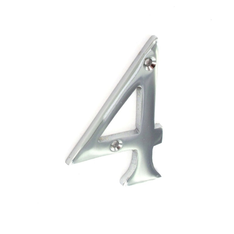 Securit Chrome Numeral 75mm 4