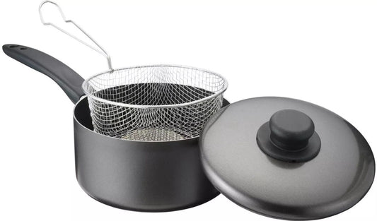 CookClassic Chip Pan With Basket Non Stick 22cm