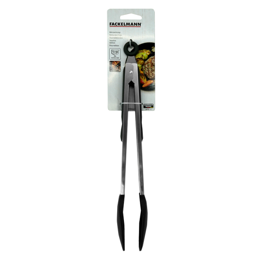 Fackelmann Stainless Steel Tongs With Silicone Head