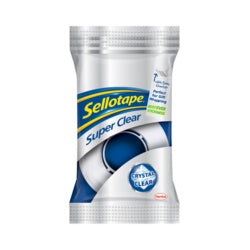 Sellotape Super Clear Roll 18mm x 10m