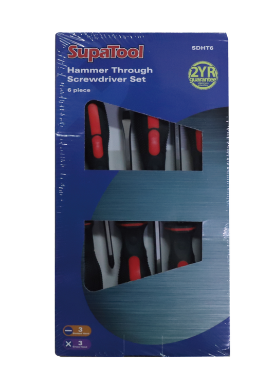 SupaTool Hammer Through Screwdriver Set