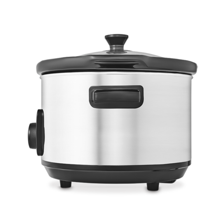 Morphy Richards Ceramic Slow Cooker 6.5L Brushed Steel
