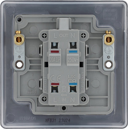 BG Double Pole Switch With Power Indicator
