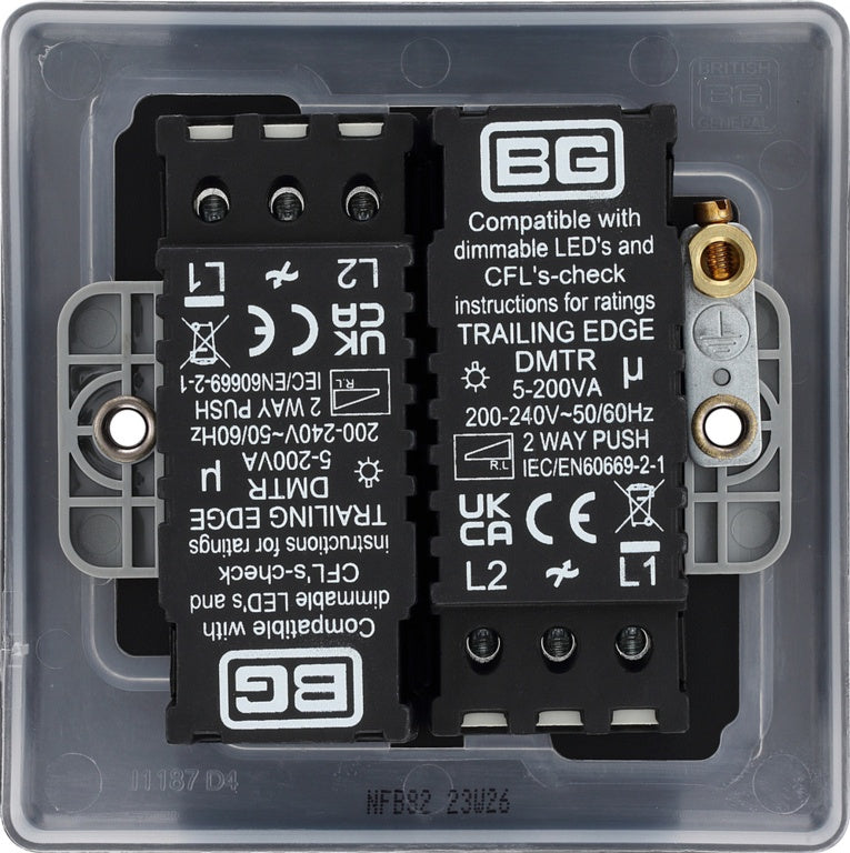 BG Double Dimmer Switch