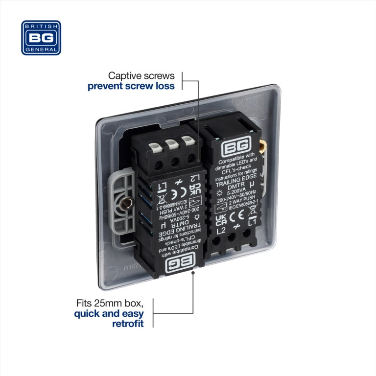 BG Double Dimmer Switch