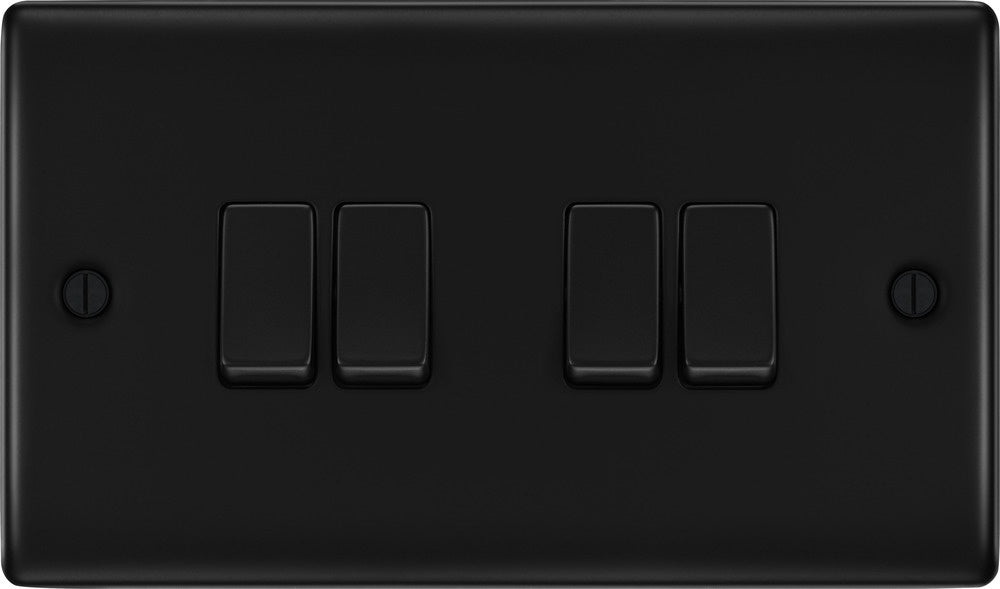 BG Quadruple Switch 16ax 2 Way