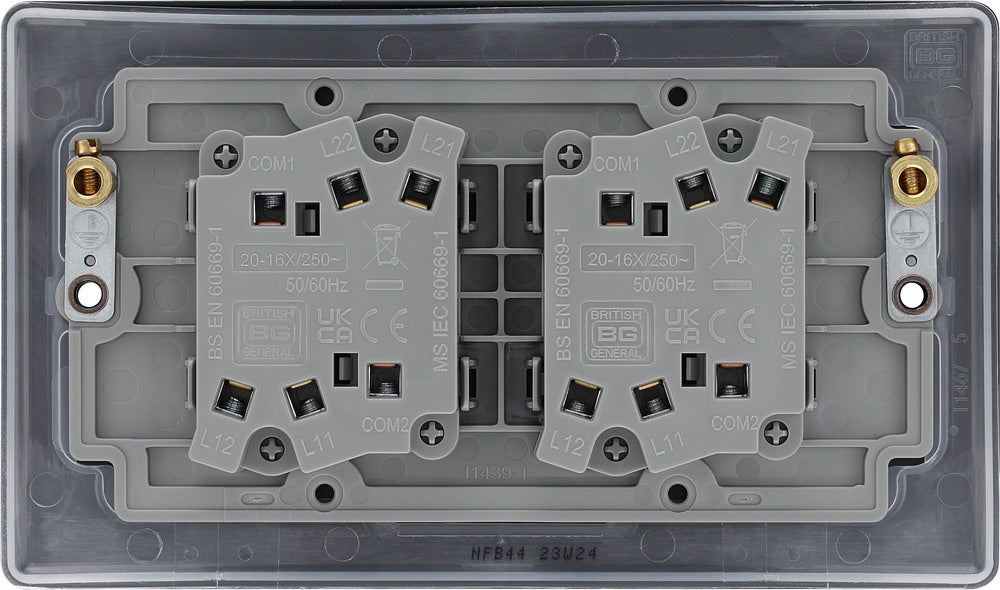 BG Quadruple Switch 16ax 2 Way