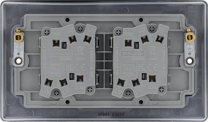 BG Quadruple Switch 16ax 2 Way