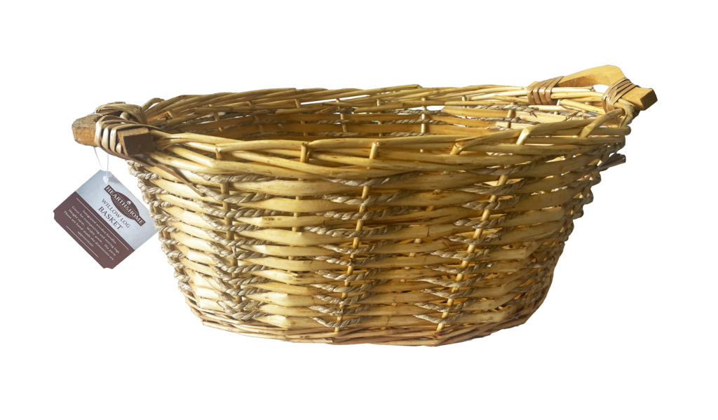 Hearth & Home Willow Log Basket