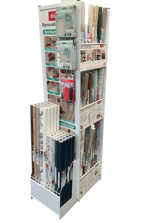 d-c-fixÂ® Self Adhesive Films Short Rolls Stand