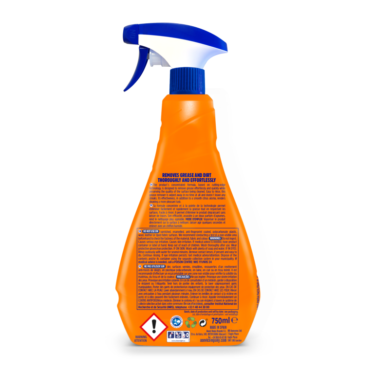 Asevi Disinfectant Grease Remover Spray