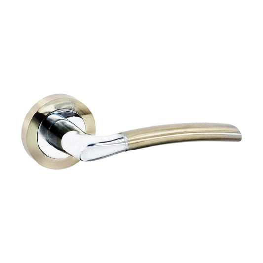 Securit Solar Lever On Rose Handle Pair