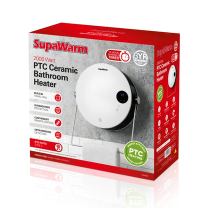 SupaWarm PTC Bathroom Heater