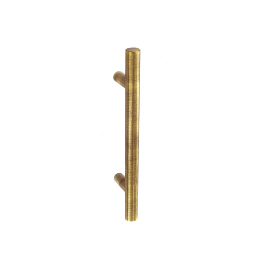 Securit Plain Bar Handle Antique Brass 96mm