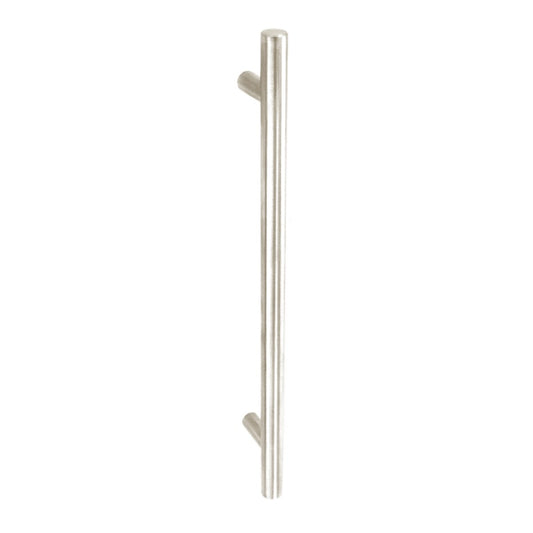 Securit Plain Bar Handle Satin Nickel 96mm