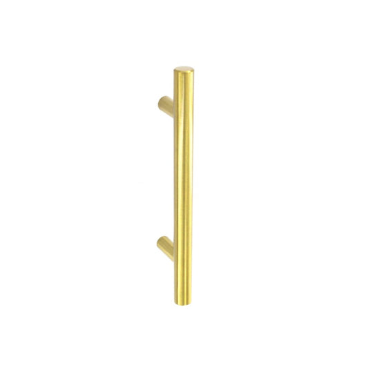 Securit Plain Bar Handle Satin Brass 96mm