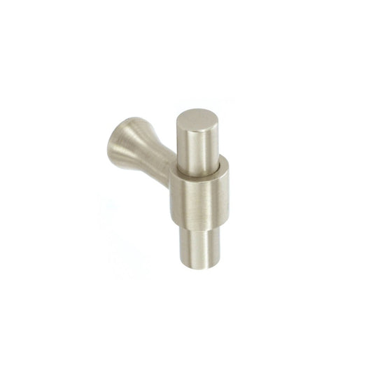 Smiths Architectural Solid Brass Shoulder T Pull 45mm Satin Nickel