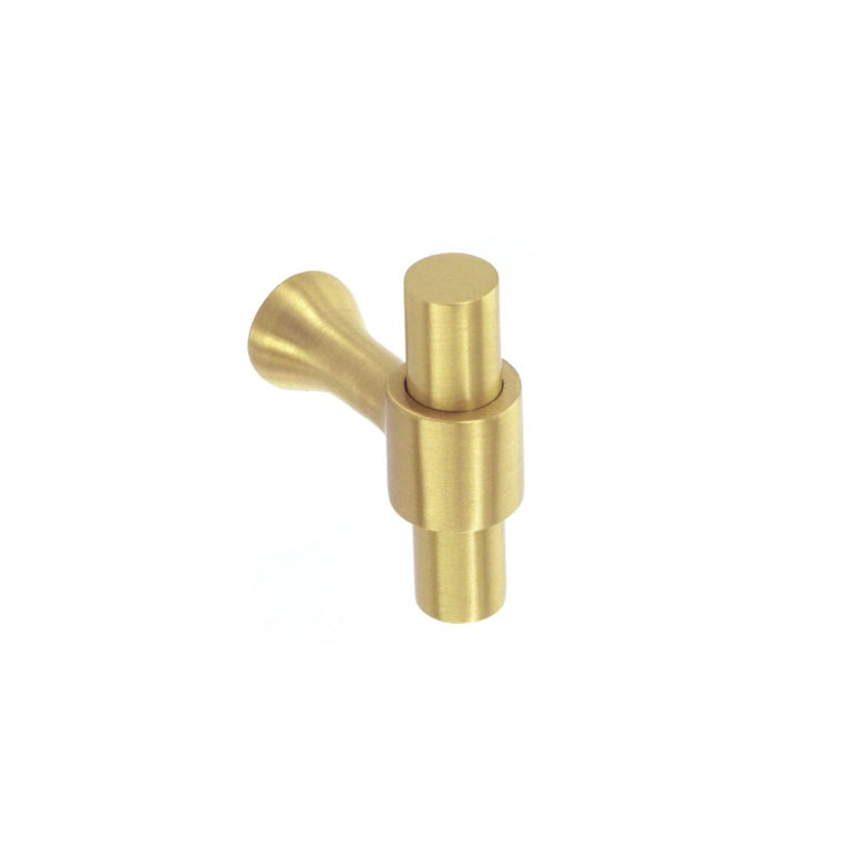 Smiths Architectural Solid Brass Shoulder T Pull 45mm Satin Brass