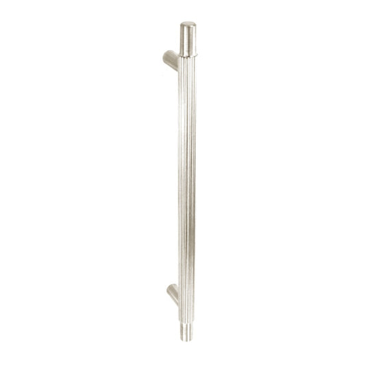 Smiths Architectural Linear Knurled Handle 192mm Satin Nickel