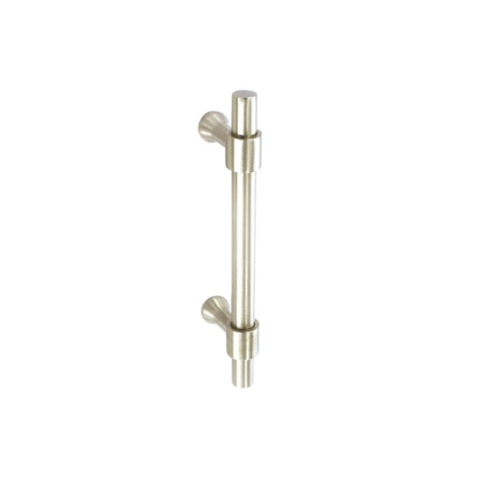 Smiths Architectural Brass Shouldered Handle 96mm Satin Nickel