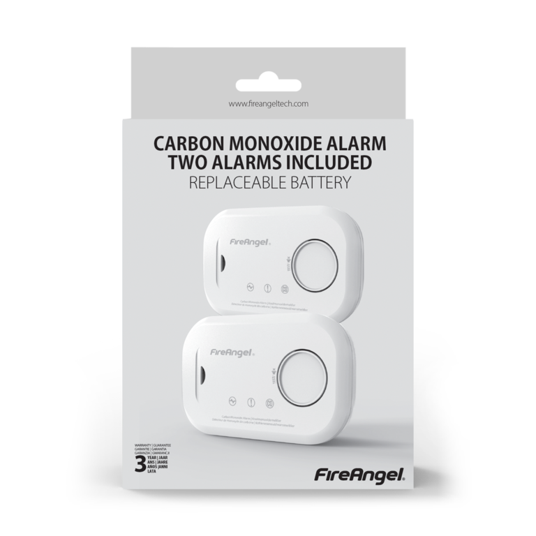Fire Angel Carbon Monoxide Alarm Twin Pack